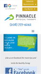 Mobile Screenshot of pinnaclephysicaltherapy.org